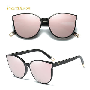 Women Fashion  Cat Eye Sunglasses Elegant oculos de sol Twin Beam
