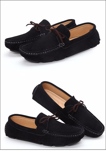 Women Loafers Moccasin homme Casual Suede Leather Shoes Moccasins Slip