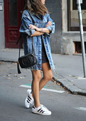 Women Warm Winter Bomber Spring Autumn Coat  Basic Jeans Denim Jackets